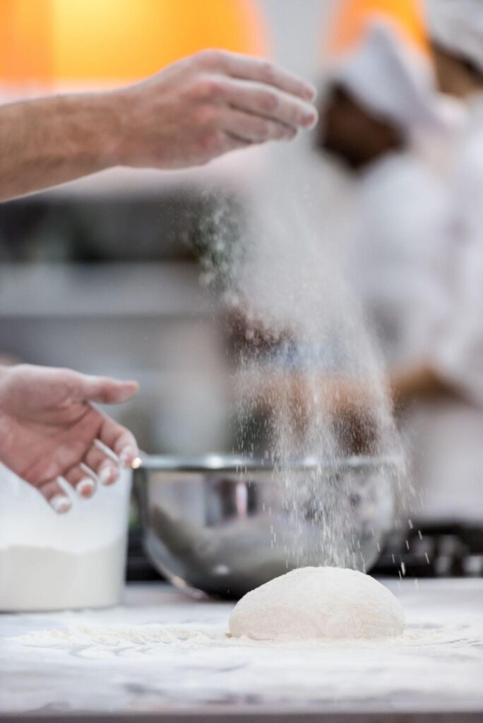 making-pizza